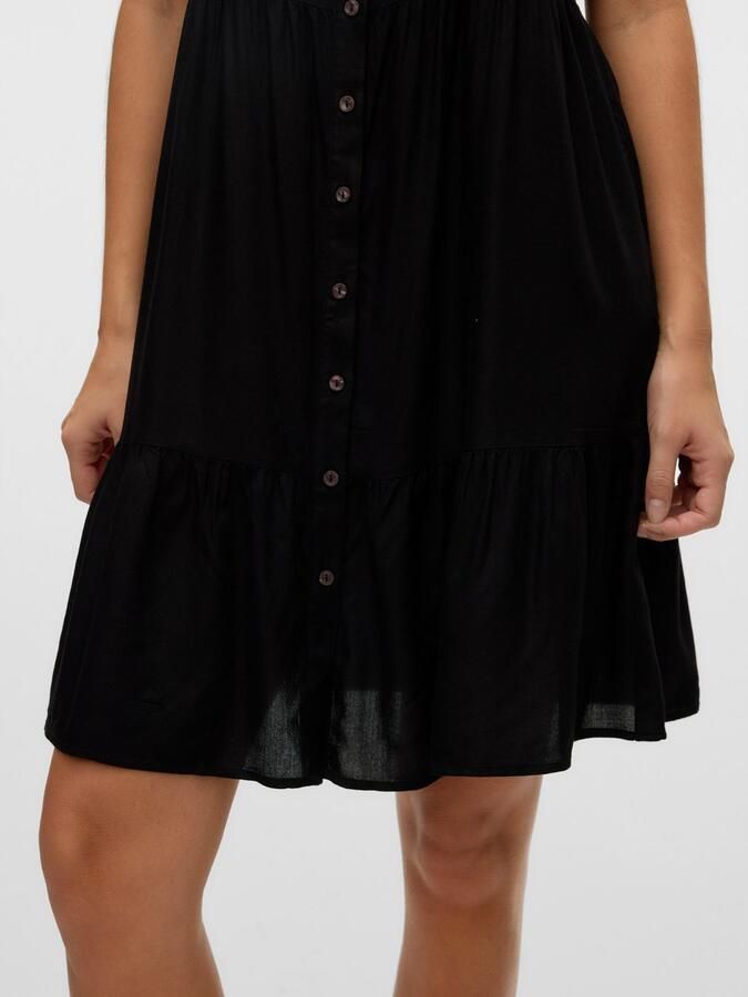 Vero Moda Jurk met bandjes VMBUMPY SHORT SINGLET DRESS WVN GA NOOS - Foto 2
