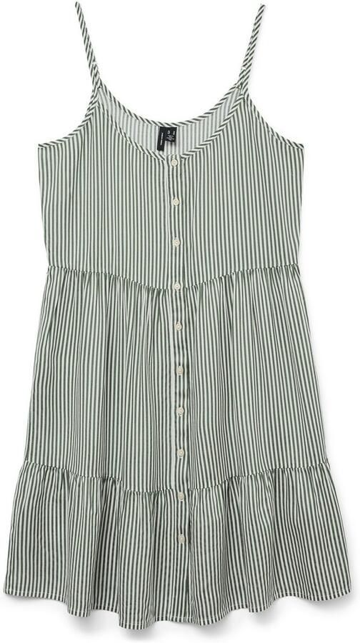 Vero Moda Jurk met bandjes VMBUMPY SHORT SINGLET DRESS WVN GA NOOS - Foto 5