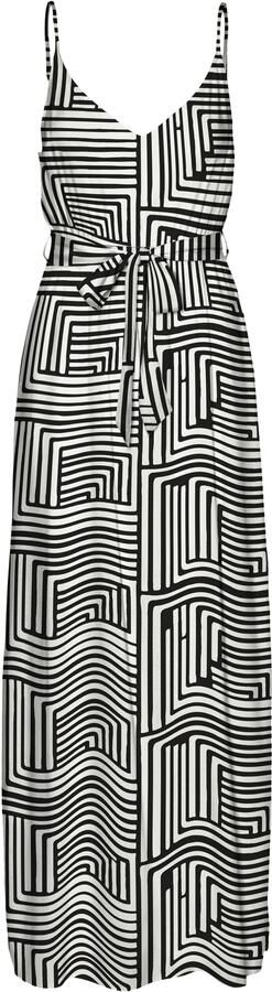 Vero Moda Jurk met spaghettibandjes VMEASY JOY SLIT MAXI V-NECK DRESS WV GA