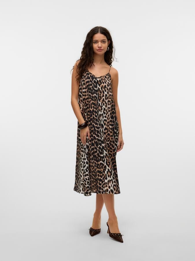 Vero Moda Jurk met spaghettibandjes VMJOSIE CALF SINGLET DRESS WVN GA NOOS - Foto 6
