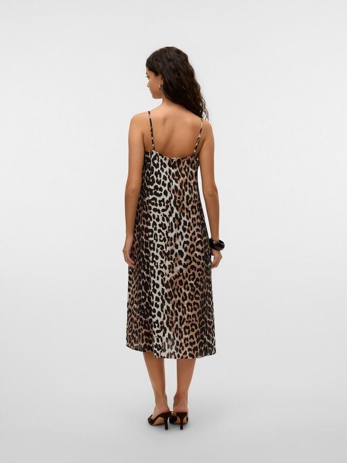 Vero Moda Jurk met spaghettibandjes VMJOSIE CALF SINGLET DRESS WVN GA NOOS - Foto 3