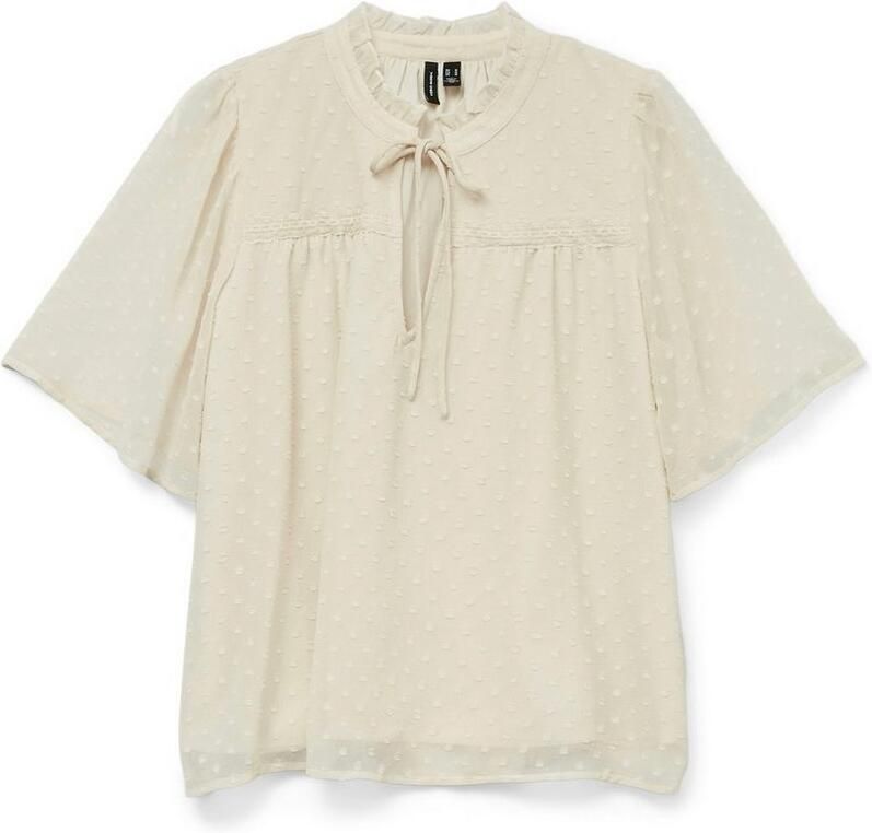 Vero Moda Regular fit blouse met kantdetail model 'LEAH' - Foto 5
