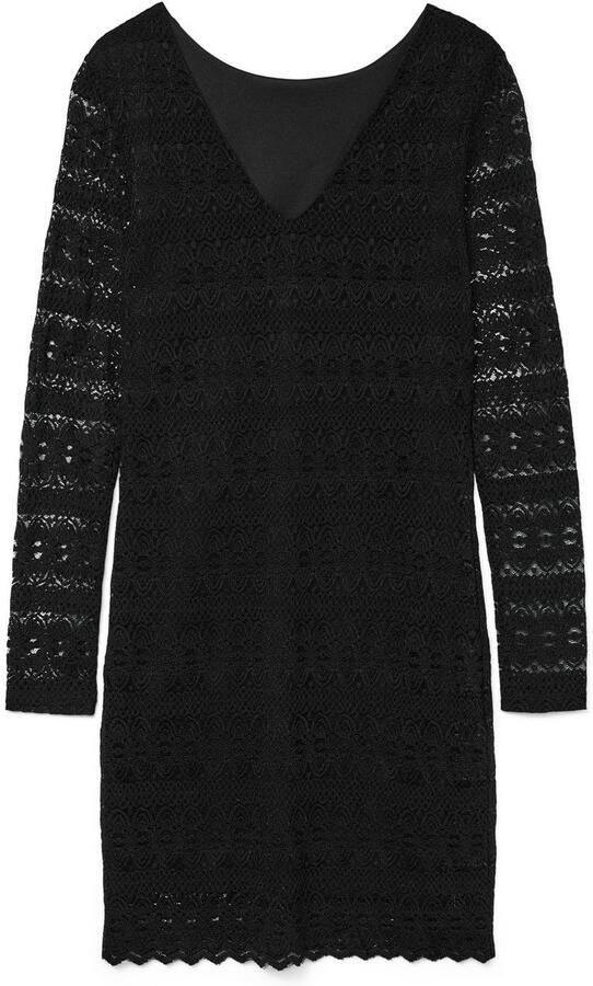 Vero Moda Kanten jurk VMZOE 2-WAY LS SHORT DRESS JRS NOOS - Foto 5