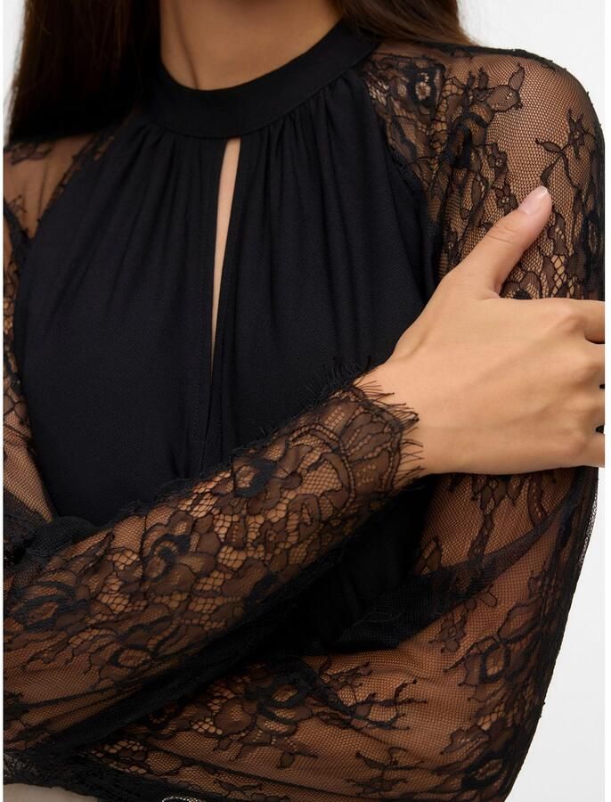 Vero Moda Regular fit blouse met opstaande kraag model 'MILLA' - Foto 2