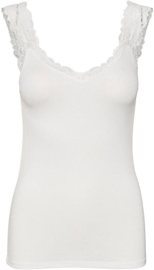 Vero Moda Stijlvolle Dames Tanktop Roma Collectie Wit Dames - Foto 4