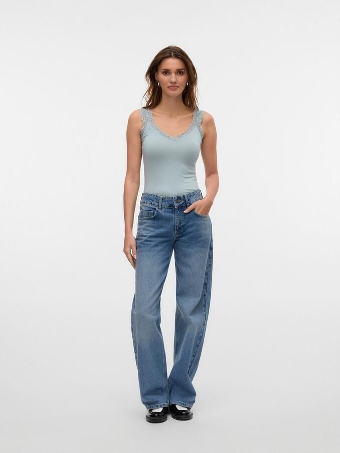 Vero Moda Kanten top VMROSA SL TOP JRS NOOS - Foto 3