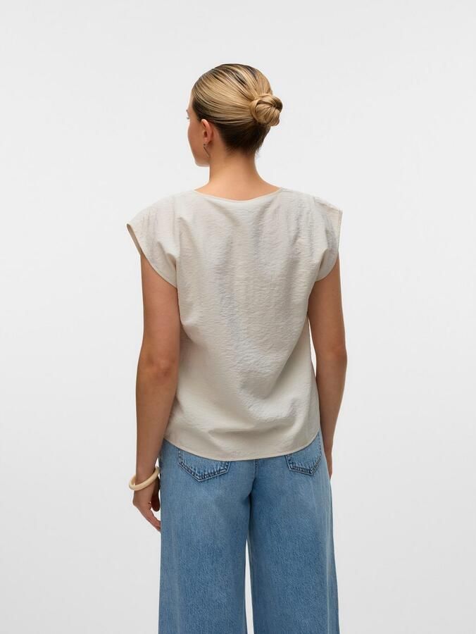 Vero Moda Kanten top VMSAFA SL V-NECK LACE TOP WVN GA NOOS - Foto 4