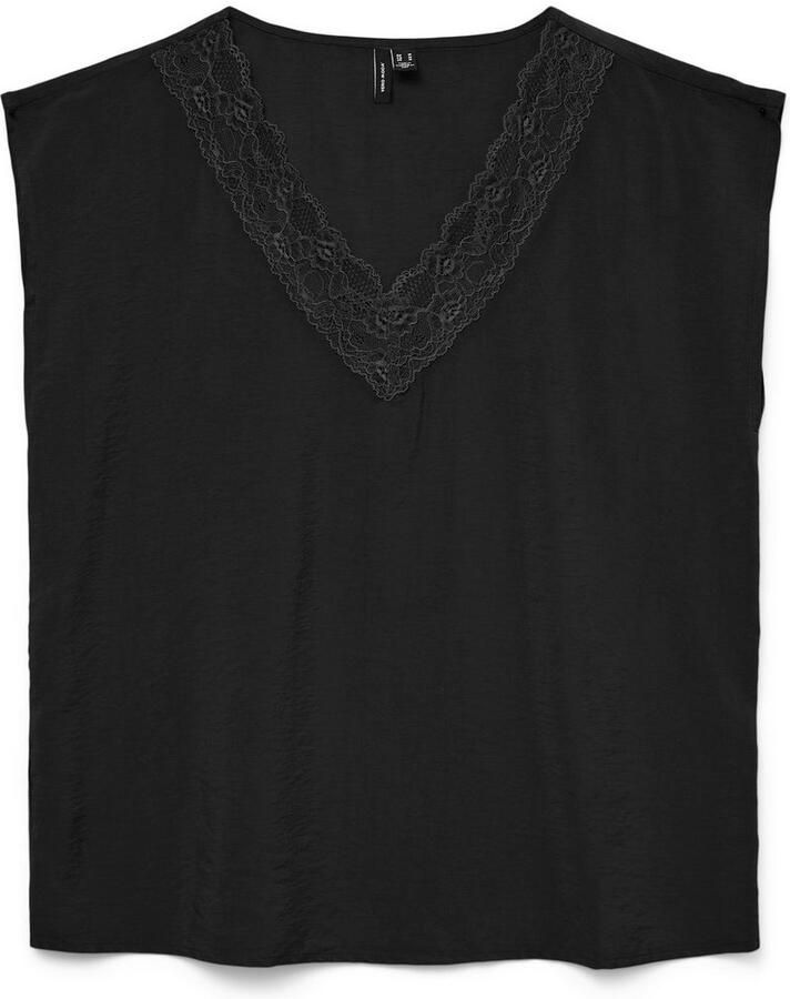 Vero Moda Kanten top VMSAFA SL V-NECK LACE TOP WVN GA NOOS