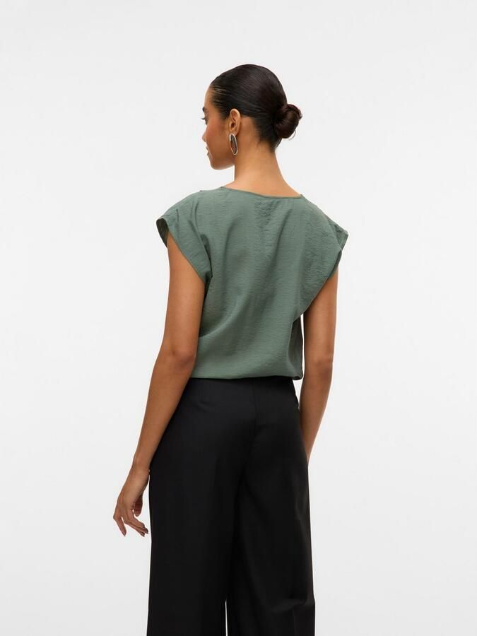 Vero Moda Kanten top VMSAFA SL V-NECK LACE TOP WVN GA NOOS - Foto 5