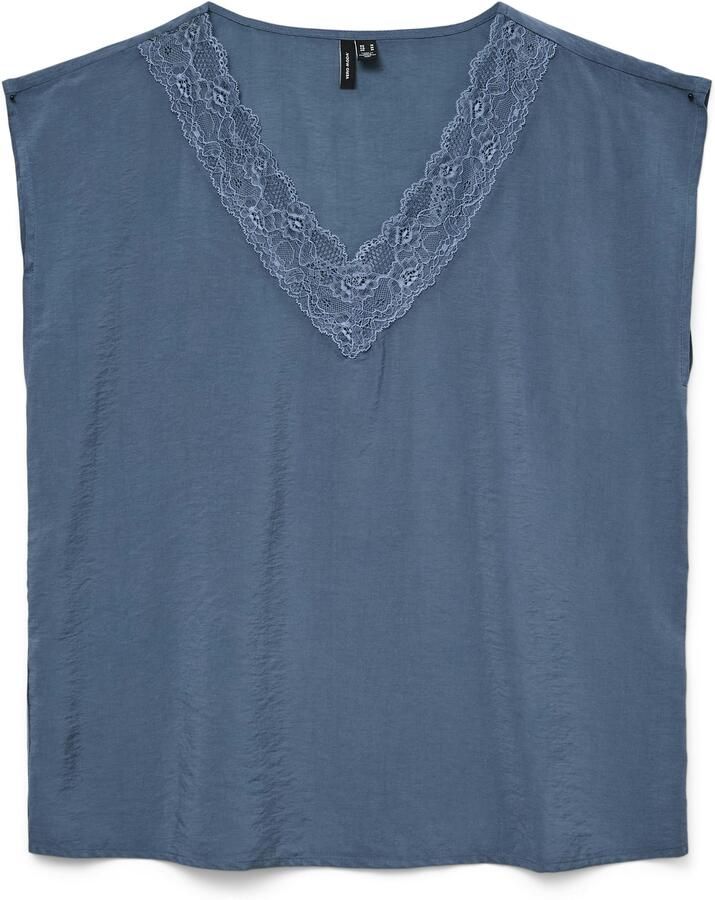 Vero Moda Kanten top VMSAFA SL V-NECK LACE TOP WVN GA NOOS