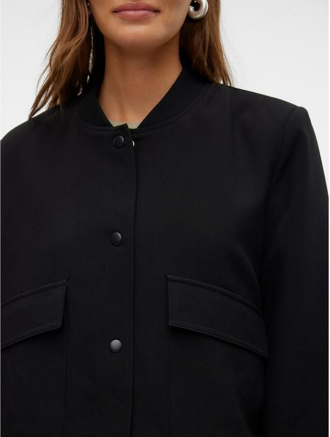 Vero Moda Korte Zwarte Jas Freewear Zwart Black Dames - Foto 4