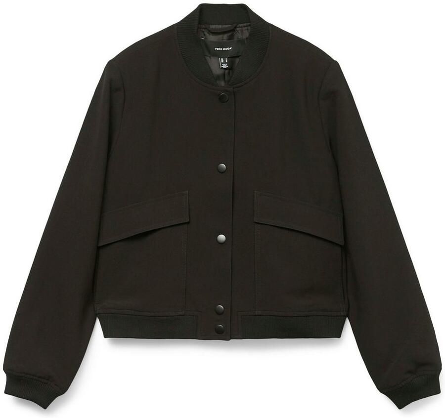 Vero Moda Korte Zwarte Jas Freewear Zwart Black Dames - Foto 3