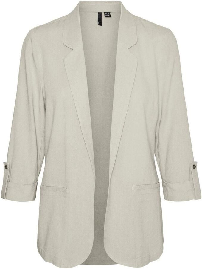 Vero Moda Blazer van een mix van viscose en linnen met 3 4-mouwen model 'JESMILO' - Foto 2