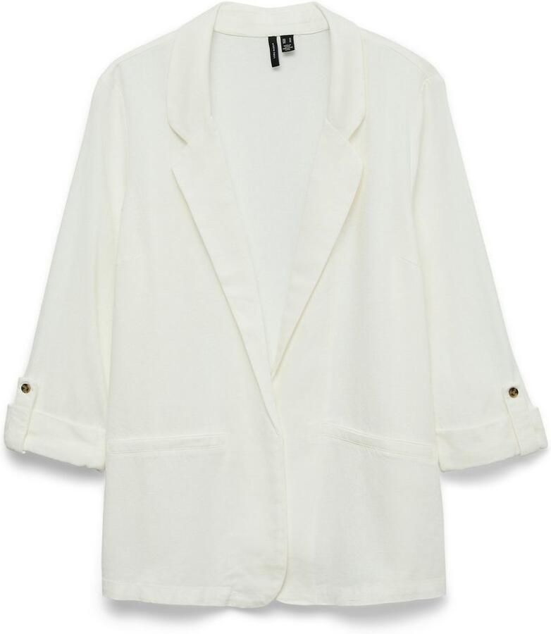 Vero Moda Loose fit blouse in een mix van viscose en linnen model 'JESMILO'