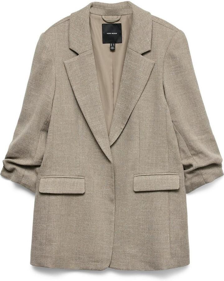 Vero Moda Lange blazer VMFRIDA LS REGULAR BLAZER NOOS zonder sluiting en met gerimpelde 3 4 mouw - Foto 2