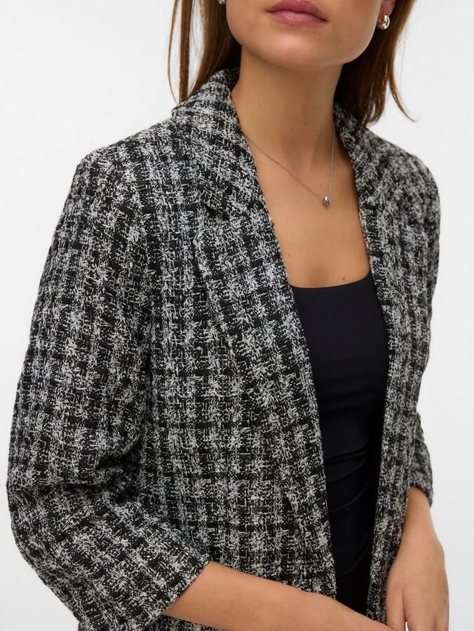 Vero Moda Lange blazer VMFRIDA LS REGULAR BLAZER NOOS zonder sluiting en met gerimpelde 3 4 mouw - Foto 2