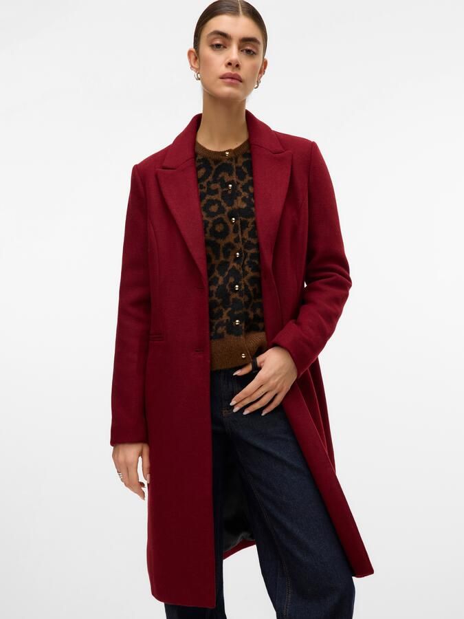 Vero Moda Lange jas VMBLAZA LONG WOOL COAT - Foto 6