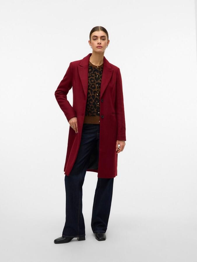 Vero Moda Lange jas VMBLAZA LONG WOOL COAT - Foto 3