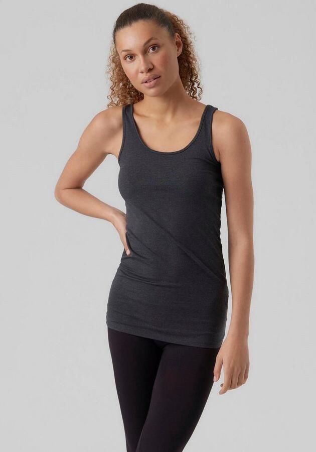 Vero Moda Mouwloze top van biologisch katoen Grijs Dames - Foto 8