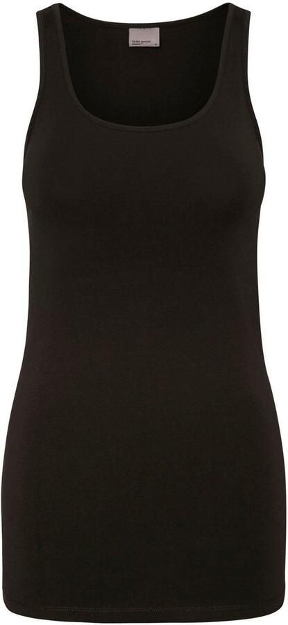 Vero Moda Vmmaxi MY Soft Long Tank TOP Noos Zwart Black Dames - Foto 6