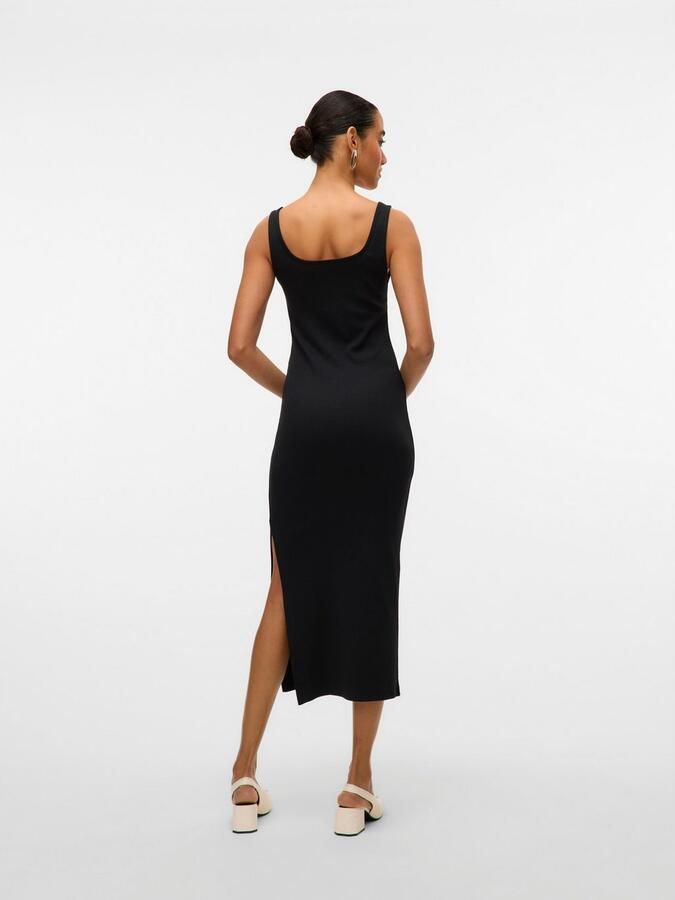 Vero Moda Nauwsluitende vrijetijdsjurk met zijsplit model 'CHLOE' - Foto 2