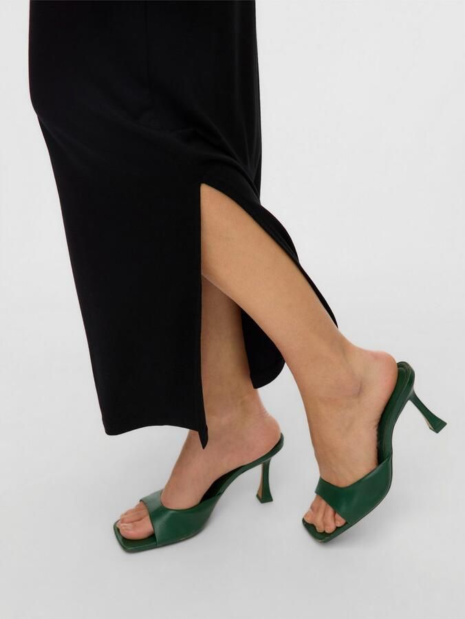 Vero Moda Maxi-jurk VMSAANVI SS O-NECK ANKLE DRESS VMA NOOS