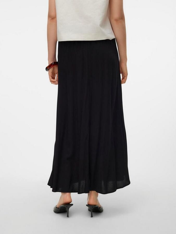 Vero Moda Uitlopende midirok van pure viscose model 'ALBA' - Foto 2