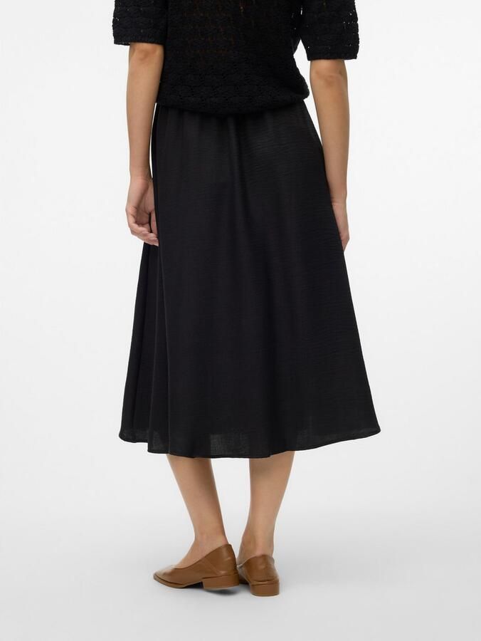 Vero Moda Maxirok VMMELANEY HW BUTTON CALF SKIRT WVN NOOS - Foto 5