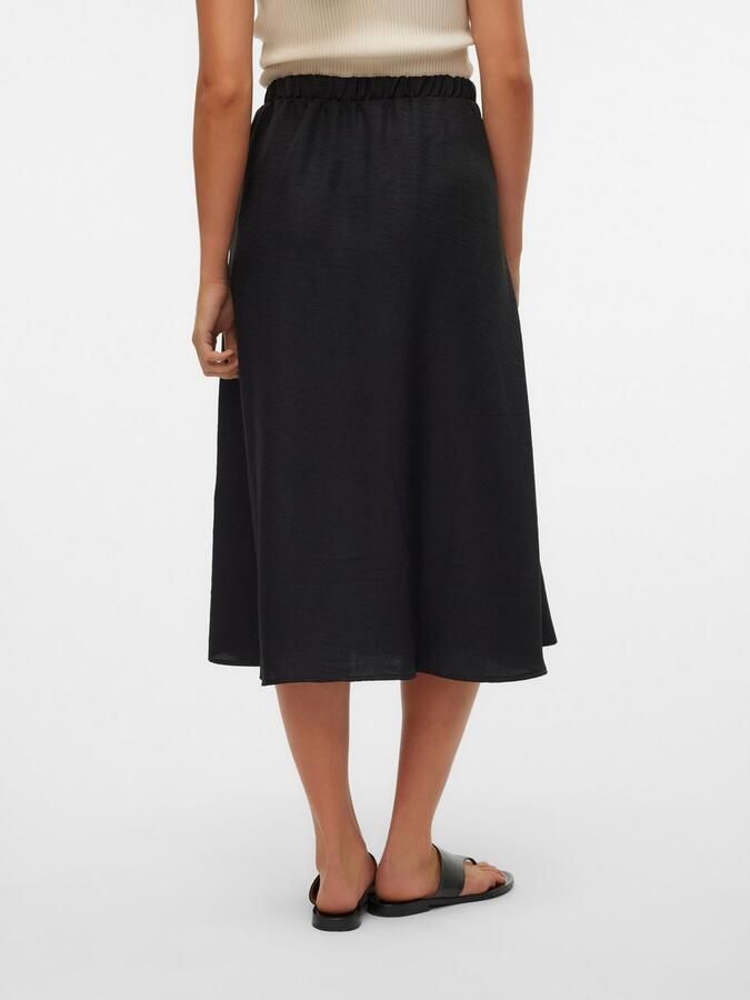 Vero Moda Maxirok VMMELANEY HW BUTTON CALF SKIRT WVN NOOS - Foto 8