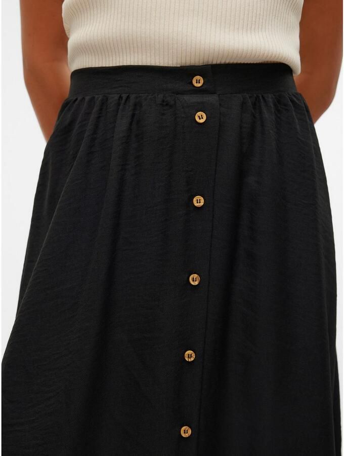 Vero Moda Maxirok VMMELANEY HW BUTTON CALF SKIRT WVN NOOS - Foto 2