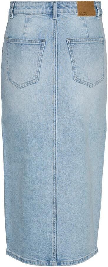 Vero Moda Lichtblauwe Denim Rok met Voorsplit Blue Dames - Foto 8