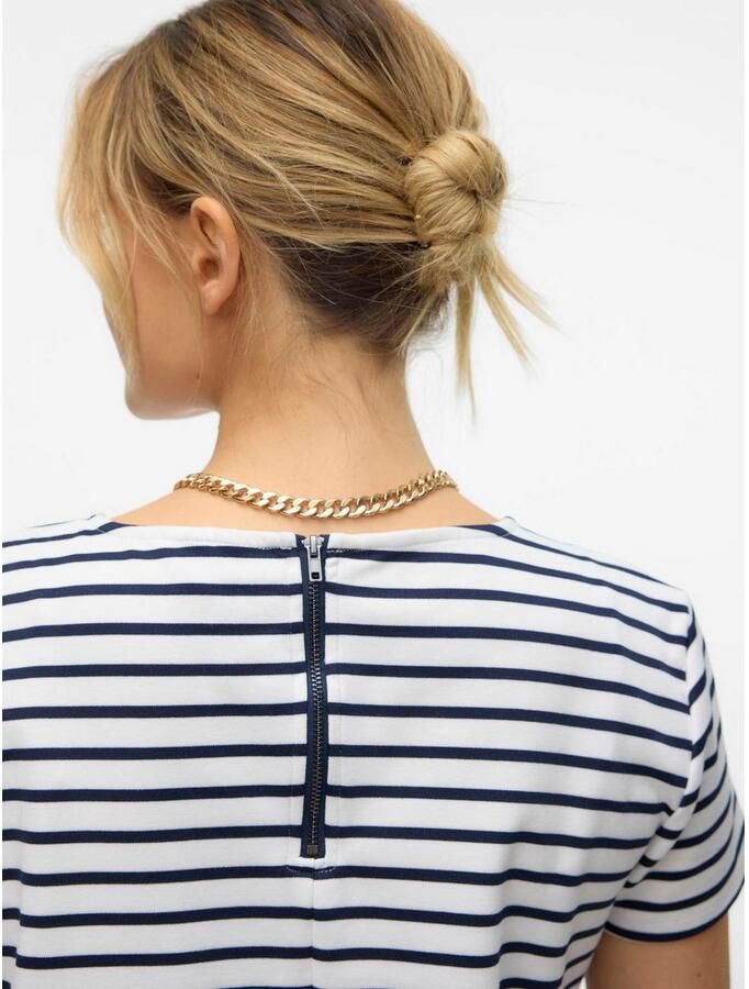 Vero Moda Oversized mini-jurk met all-over motief model 'ABBY'