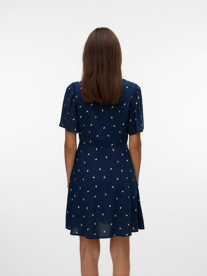 Vero Moda Mini-jurk VMALBA SS SHORT DRESS WVN NOOS - Foto 3