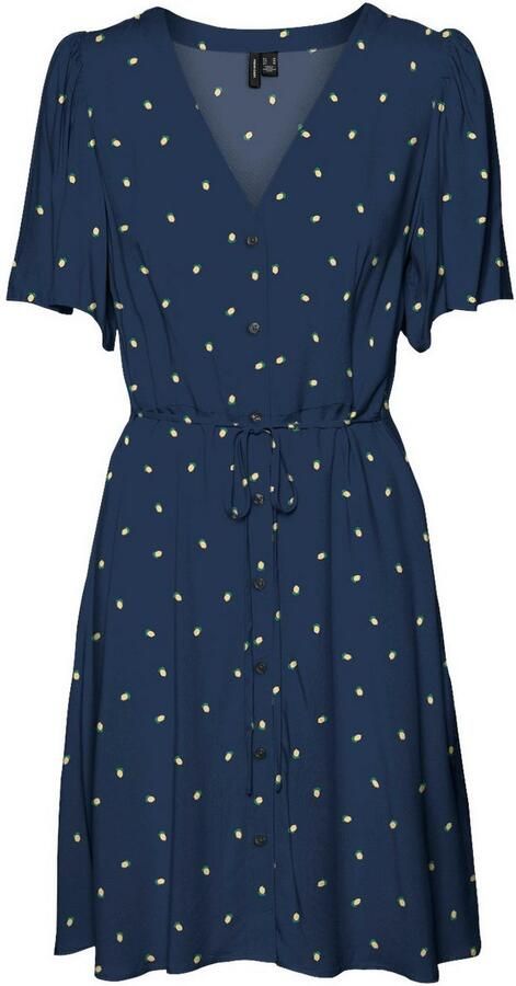 Vero Moda Mini-jurk VMALBA SS SHORT DRESS WVN NOOS - Foto 6