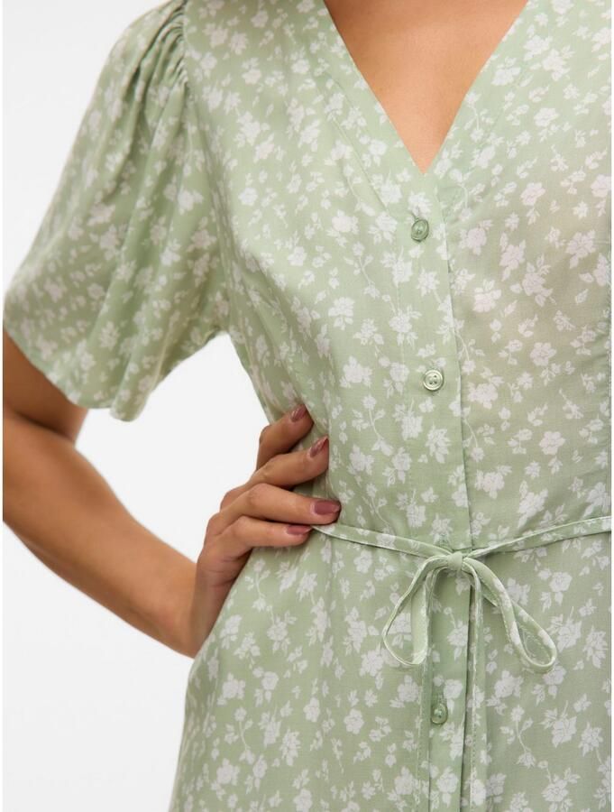 Vero Moda Mini-jurk VMALBA SS SHORT DRESS WVN NOOS