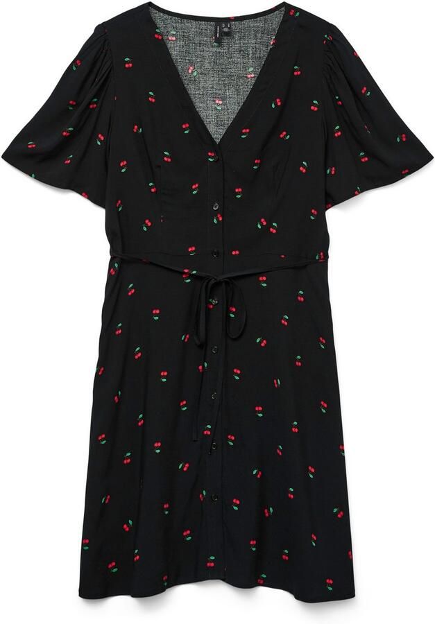 Vero Moda Mini-jurk VMALBA SS SHORT DRESS WVN NOOS - Foto 5