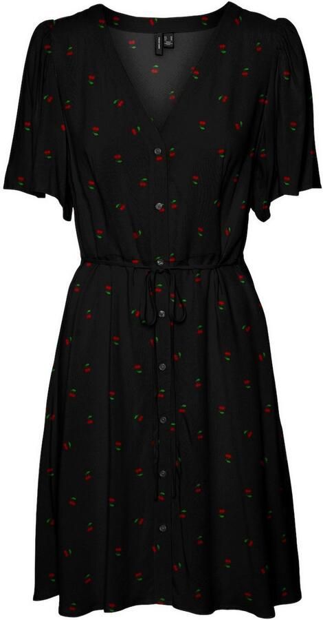 Vero Moda Mini-jurk VMALBA SS SHORT DRESS WVN NOOS - Foto 6