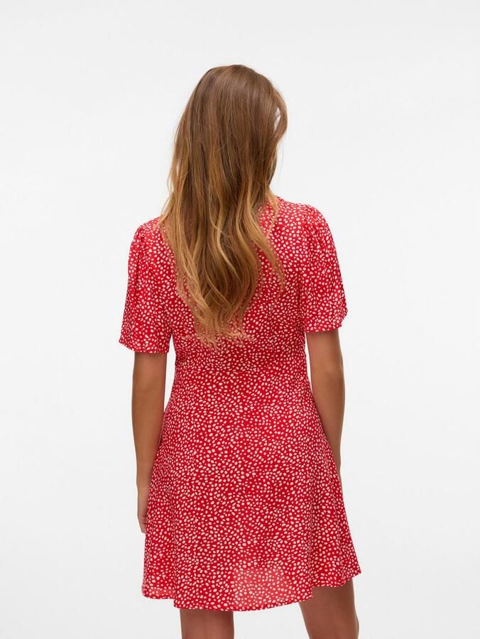 Vero Moda Mini-jurk VMALBA SS SHORT DRESS WVN NOOS - Foto 2