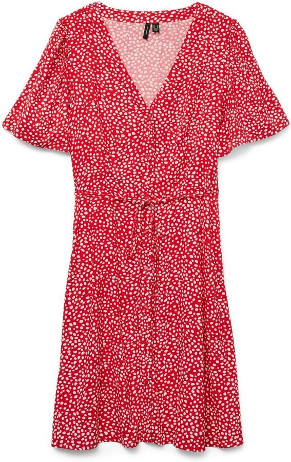 Vero Moda Mini-jurk VMALBA SS SHORT DRESS WVN NOOS - Foto 6