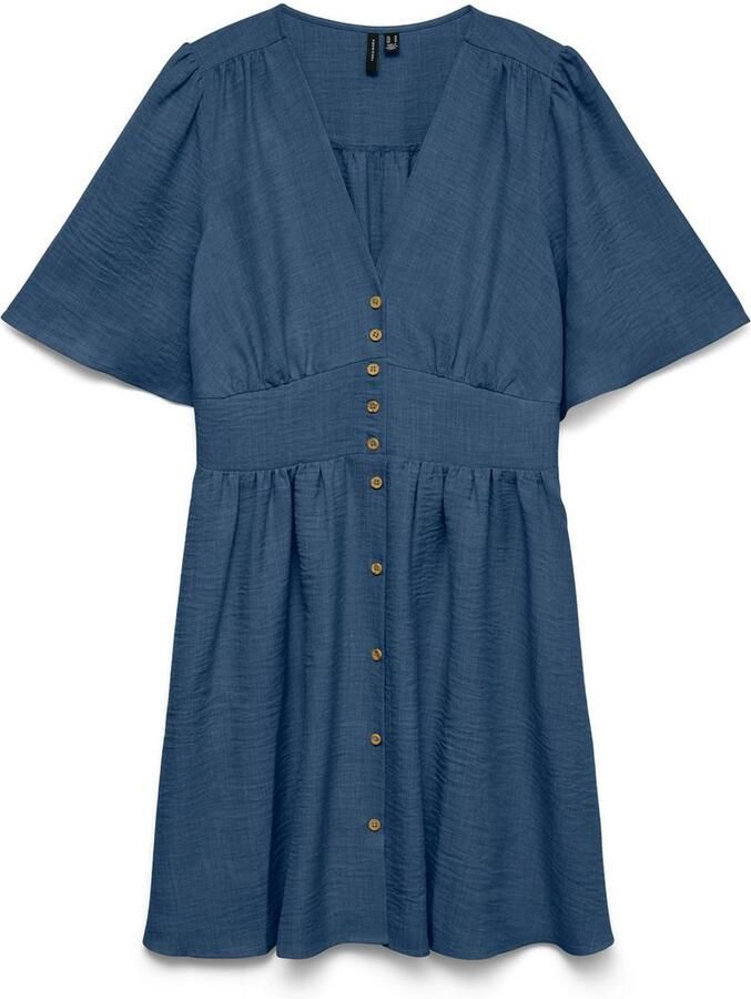 Vero Moda Mini-jurk VMMELANEY 2 4 SHORT DRESS WVN NOOS