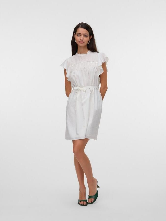 Vero Moda Loose fit vrijetijdsjurk van puur katoen model 'TRINE' - Foto 2