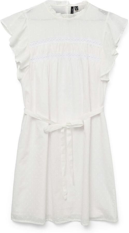 Vero Moda Loose fit vrijetijdsjurk van puur katoen model 'TRINE' - Foto 4