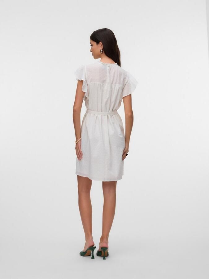 Vero Moda Loose fit vrijetijdsjurk van puur katoen model 'TRINE' - Foto 3