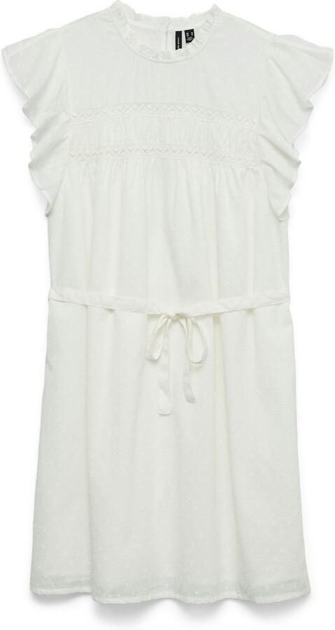 Vero Moda Loose fit vrijetijdsjurk van puur katoen model 'TRINE' - Foto 5