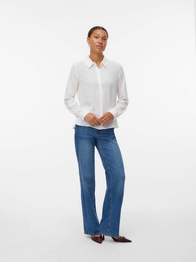 Vero Moda Overhemdblouse VMBUMPY L S BASIC SHIRT WVN GA NOOS - Foto 6