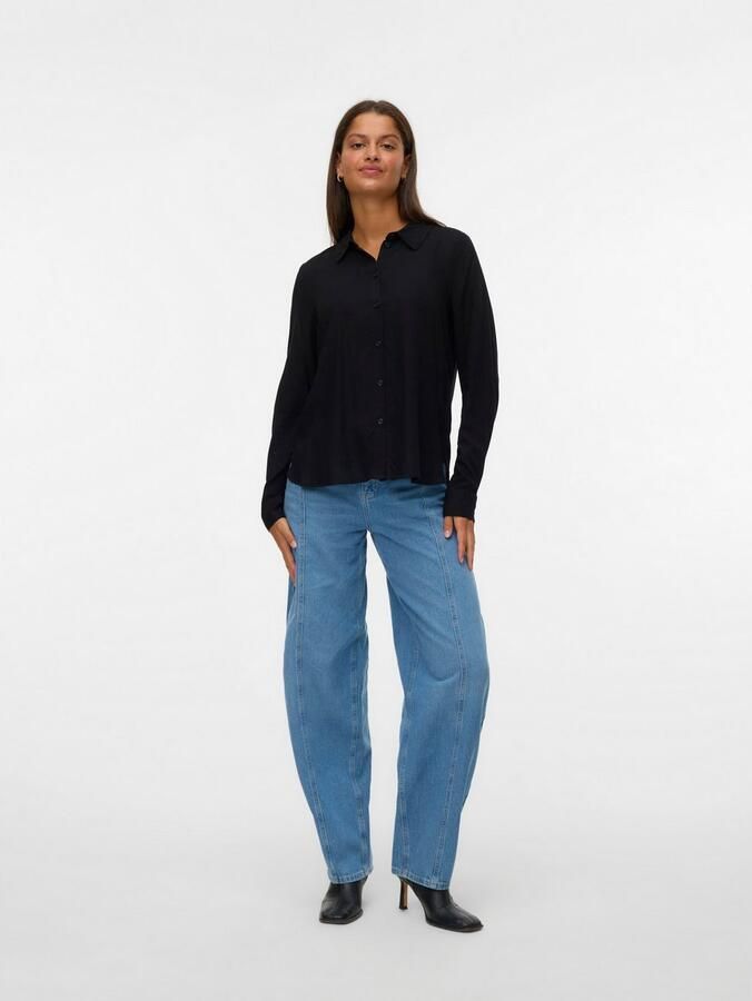Vero Moda Overhemdblouse VMBUMPY L S BASIC SHIRT WVN GA NOOS - Foto 3