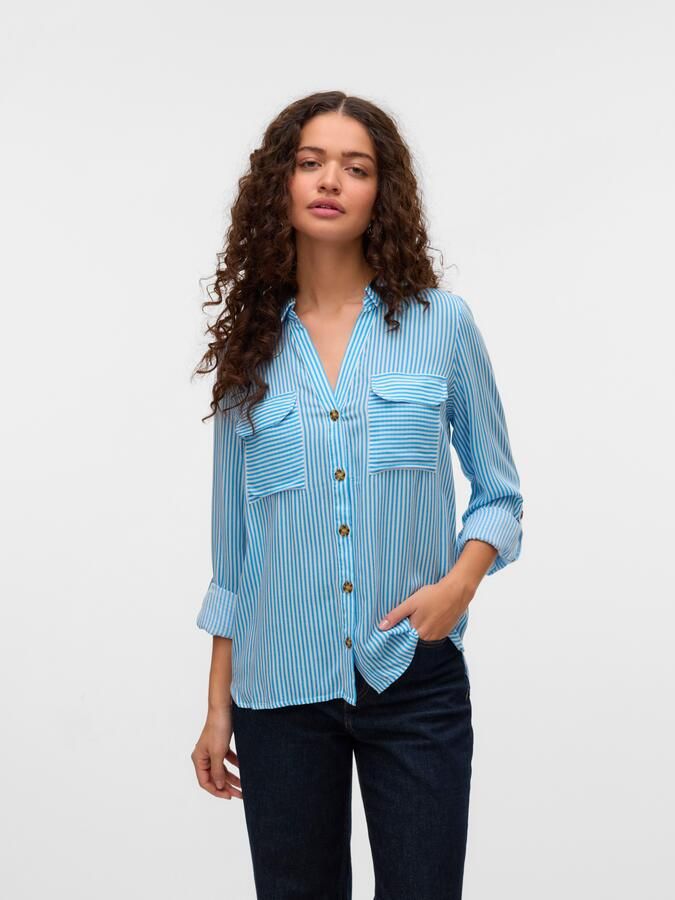 Vero Moda Overhemdblouse VMBUMPY L S SHIRT NEW WVN GA NOOS - Foto 6