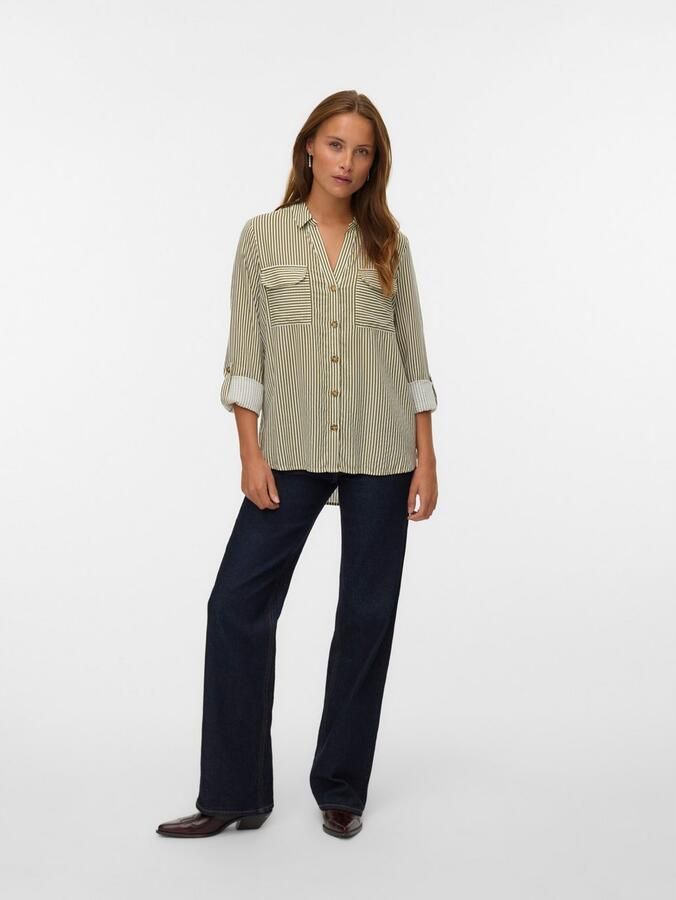 Vero Moda Overhemdblouse VMBUMPY L S SHIRT NEW WVN GA NOOS - Foto 3