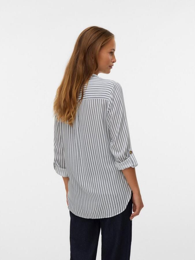 Vero Moda Regular fit overhemdblouse van pure viscose model 'BUMPY' - Foto 2
