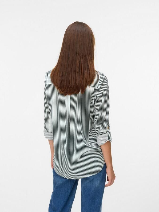Vero Moda Regular fit overhemdblouse van pure viscose model 'BUMPY' - Foto 3